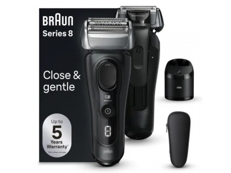 Braun Series 8 8560cc Elektrorasierer Schwarz 218184