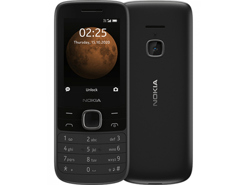 Nokia 225 4G Dual-SIM Black 16QENB01A03