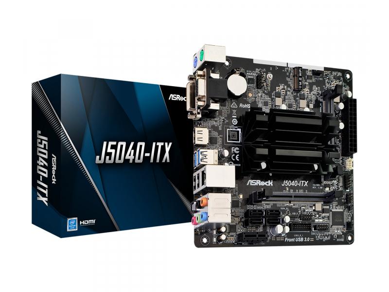 ASRock J5040-ITX Intel Mainboard 90-MXBCD0-A0UAYZ