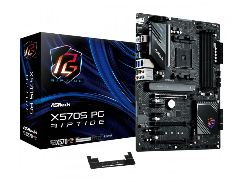 ASRock X570S PG Riptide AMD AM4 Mainboard 90-MXBHX0-A0UAYZ