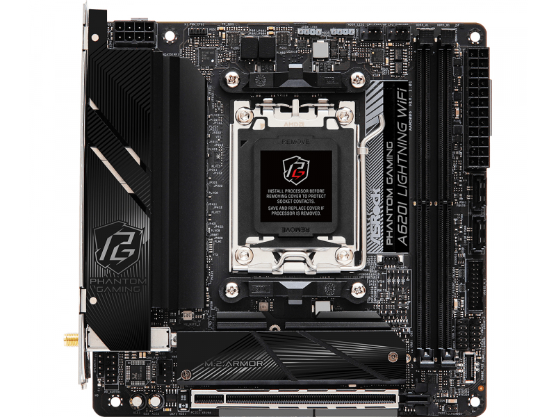 ASRock A620I Lightning WiFi AM5 AMD Mainboard 90-MXBMN0-A0UAYZ