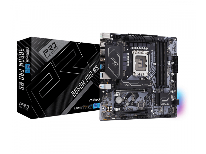 ASRock B660M Pro RS Intel Mainboard 90-MXBGW0-A0UAYZ