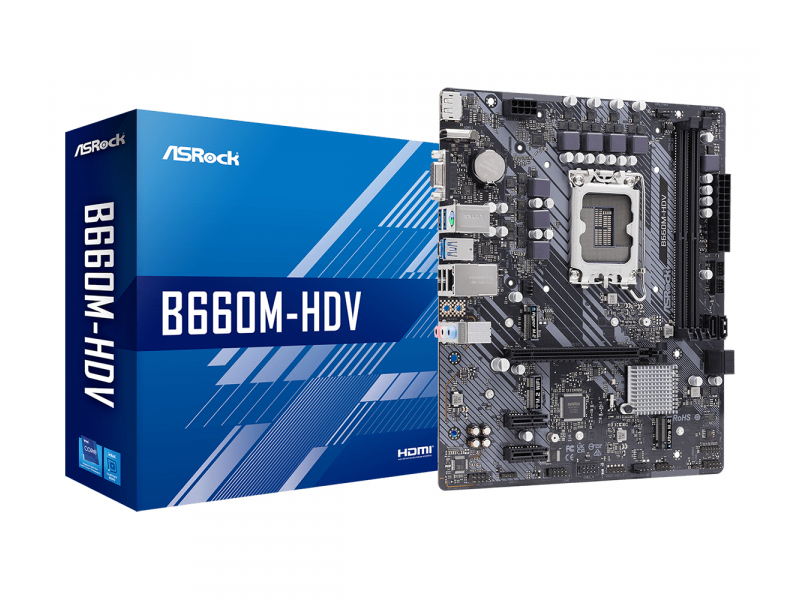 MB ASRock B660M-HDV Intel Mainboard 90-MXBH40-A0UAYZ