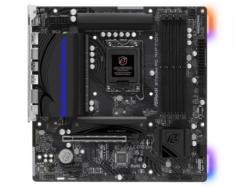 ASRock B760M PG Riptide Intel Mainboard 90-MXBL60-A0UAYZ