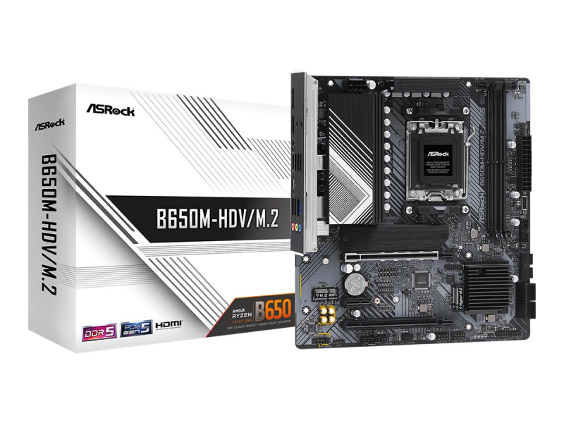 MB ASRock B650M HDV/M.2 AM5 AMD Mainboard 90-MXBLA0-A0UAYZ