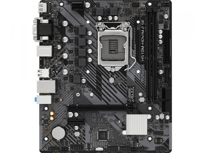 ASRock H510M-HDV/M.2 SE Intel Mainboard 90-MXBM00-A0UAYZ