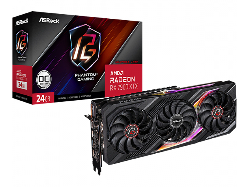 ASRock Phantom Gaming Radeon RX 7900 XTX 24GB AMD DDR690-GA3YZZ-00UANF