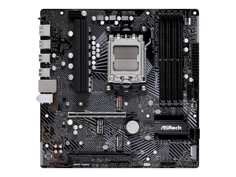 ASRock B650M PG Lightning AM5 AMD Mainboard 90-MXBMV0-A0UAYZ