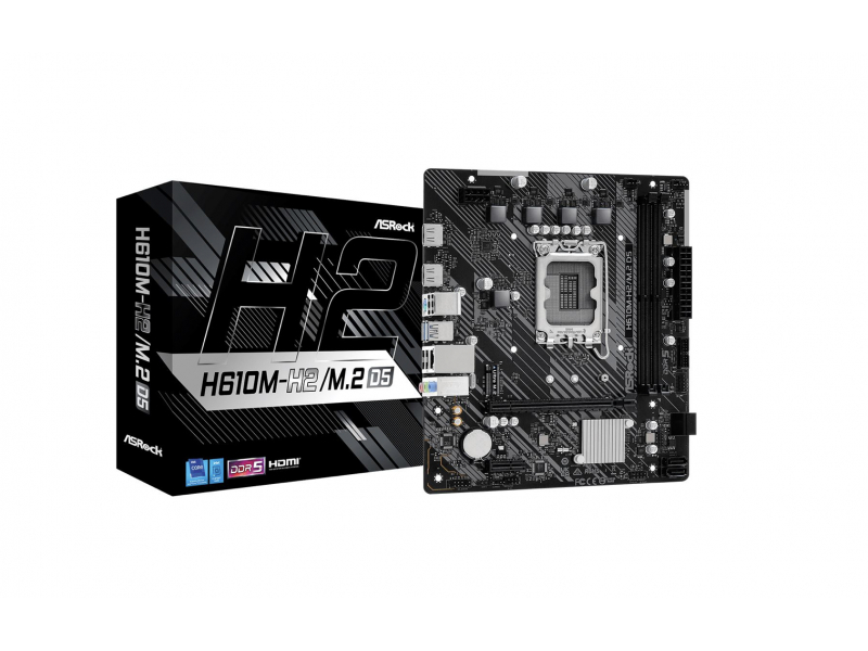 ASRock H610M-H2/M.2 D5 Intel Mainboard 90-MXBML0-A0UAYZ