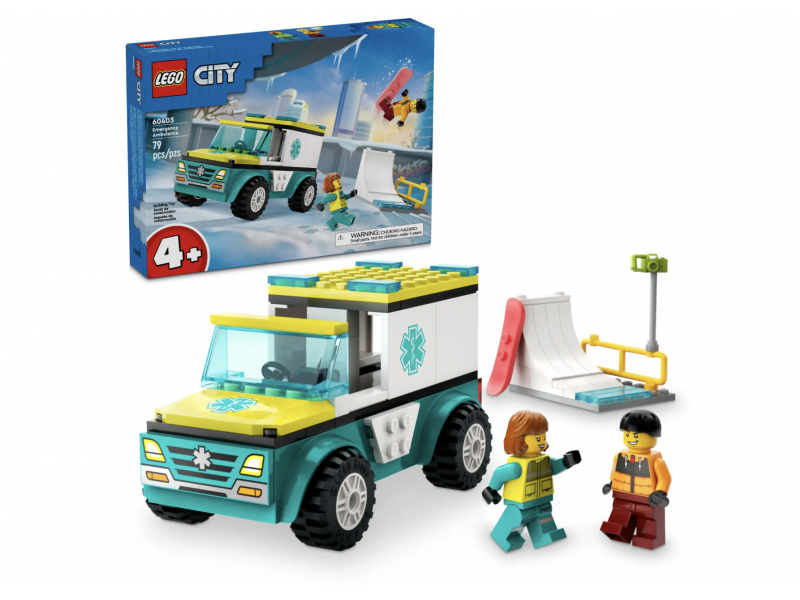 LEGO City - Rettungswagen und Snowboarder (60403)