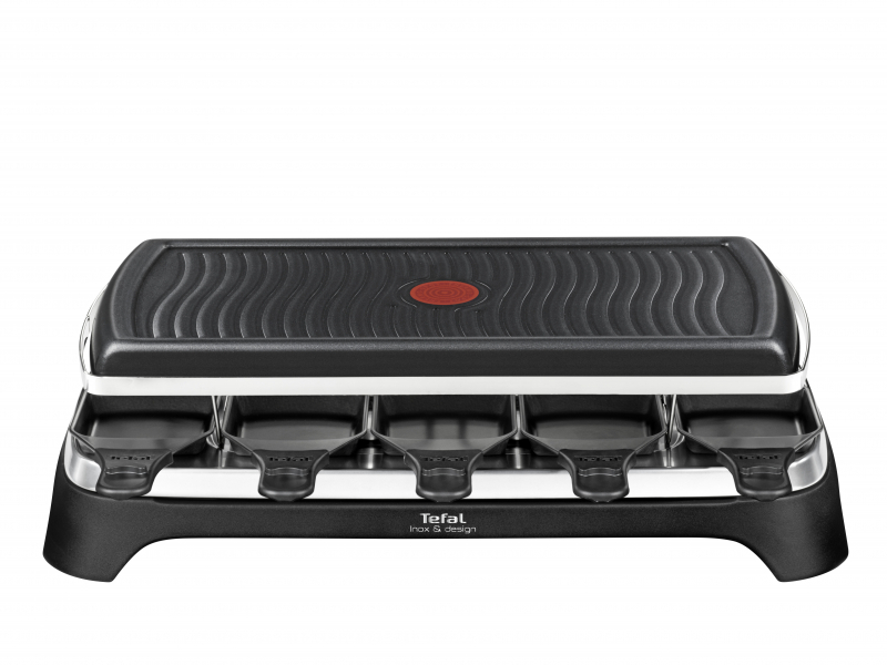 Tefal Ambiance Raclette und Tischgrill Edelstahl/Schwarz RE4588