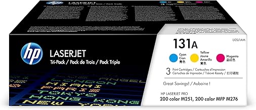 HP 131A Cyan / Magenta / Yellow 3 Pack Original LaserJet Toner Cartridges