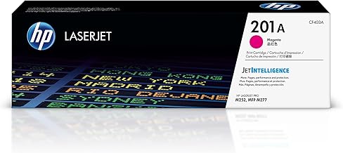 HP LaserJet Pro MFP M274n (M6D61A) Colour Multifunction Laser Printer, White + HP 201X Toner (black)