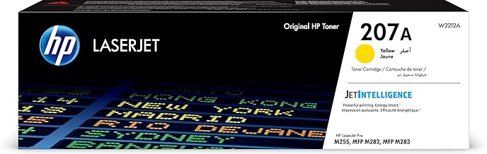HP 207A (W2212A) Yellow Original Toner for HP Colour LaserJet Pro M283 / M282 / M255