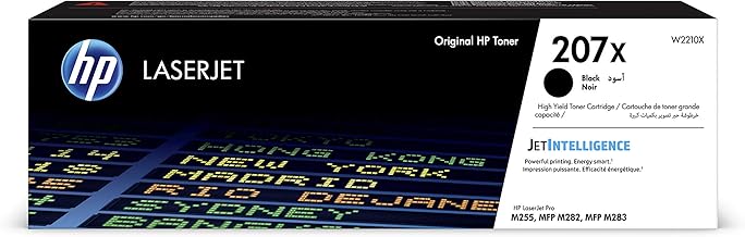 HP 207X W2210X Original High Capacity Toner Black HP Colour LaserJet Pro M255/M282/M283