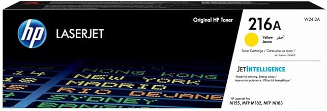 HP 216A (W2412A) Yellow Original Toner Cartridge for HP Color LaserJet Pro M183 / M182