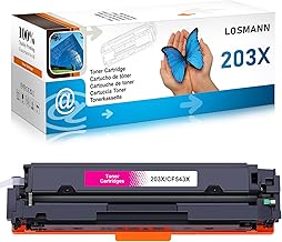 LOSMANN 203X Toner Compatible with HP 203X CF543X 203A CF543A for HP Color Laserjet Pro MFP M281fdw MFP M280nw MFP M281cdw MFP M281fdn , HP Color Laserjet Pro M254dw M254dn M254nw (Magenta)