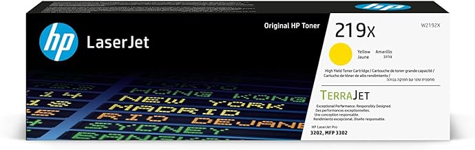 HP 219X Original High Capacity Yellow Laserjet Toner Cartridge